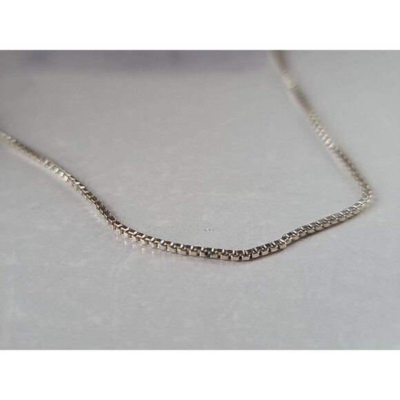 925 Sterling Silver Chain Necklace Vintage - Picture 8 of 10
